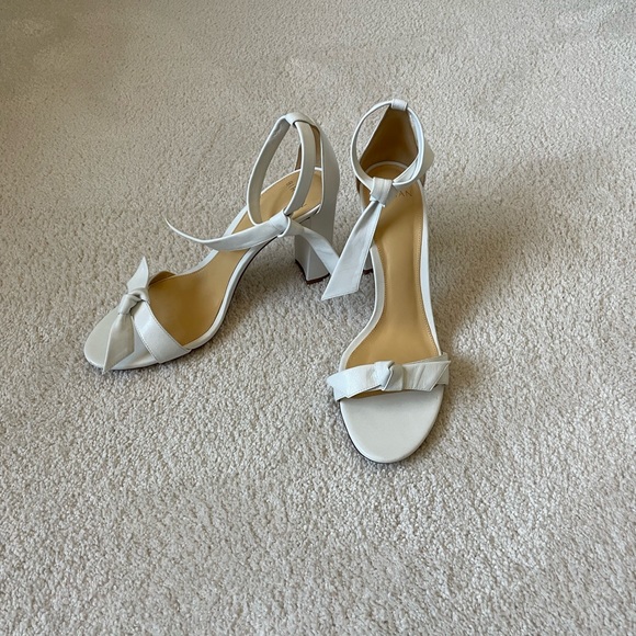 Alexandre Birman Clarita Block 90 White Sandal - Worn Once!! - Picture 3 of 7
